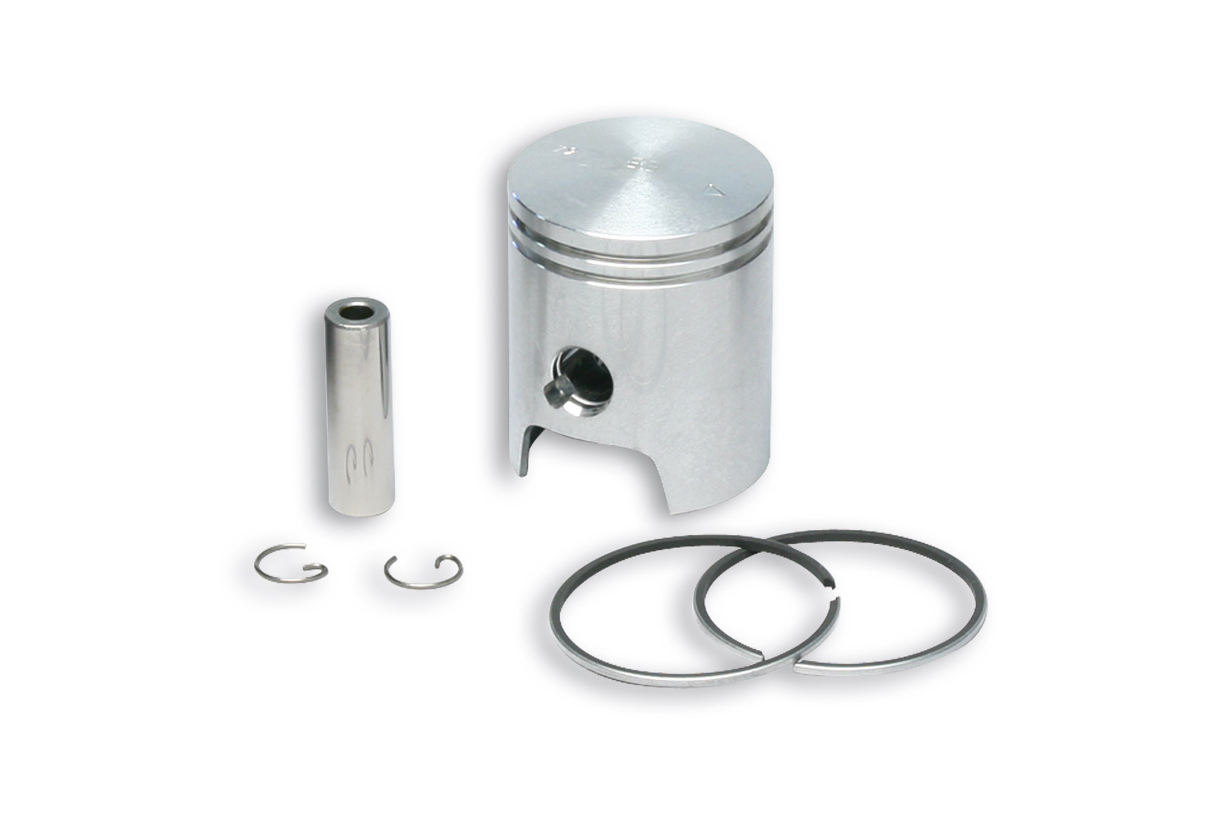 Malossi Piston 2T D.40 with pin D.10 and 2 rectangular rings size B